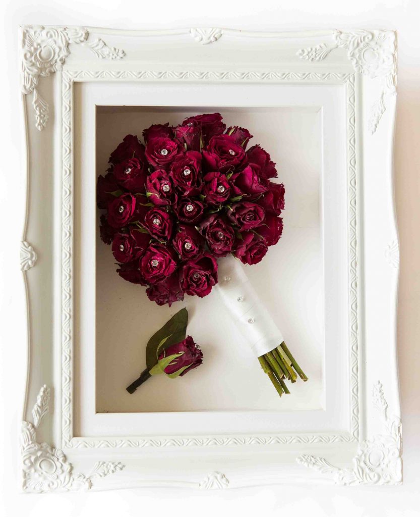 Wedding Bouquet Framed Preserved 1